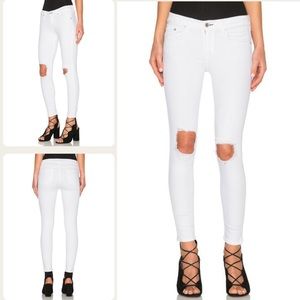 NEW! Rag & Bone White Skinny Capris